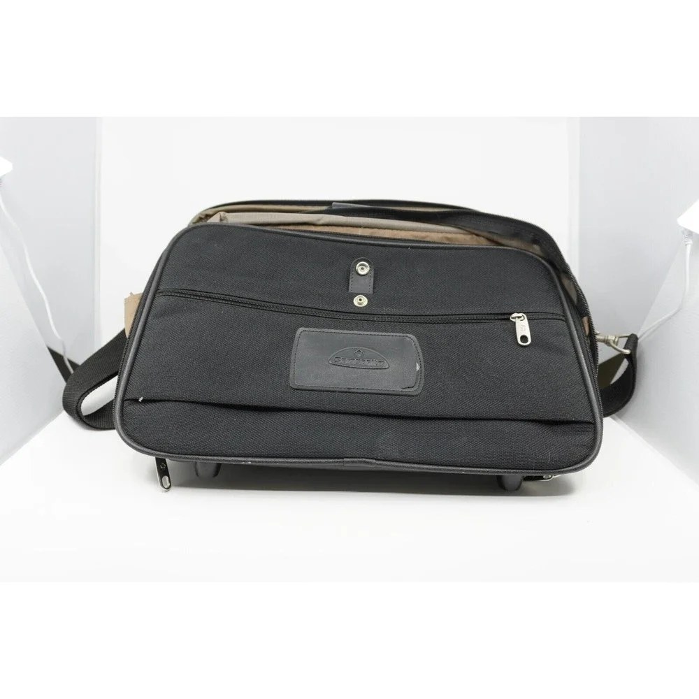 Samsonite Weekender Shoulder Carry On Tote Bag Luggage Travel Black Laptop